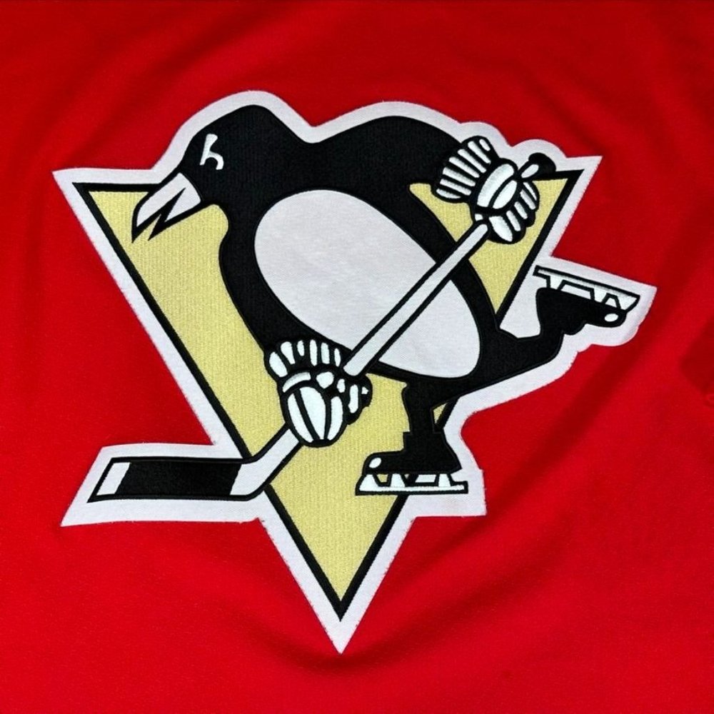Pittsburgh PENGUINS Blank NHL Hockey Jersey CCM Red Mens XXL - Picture 2 of 6